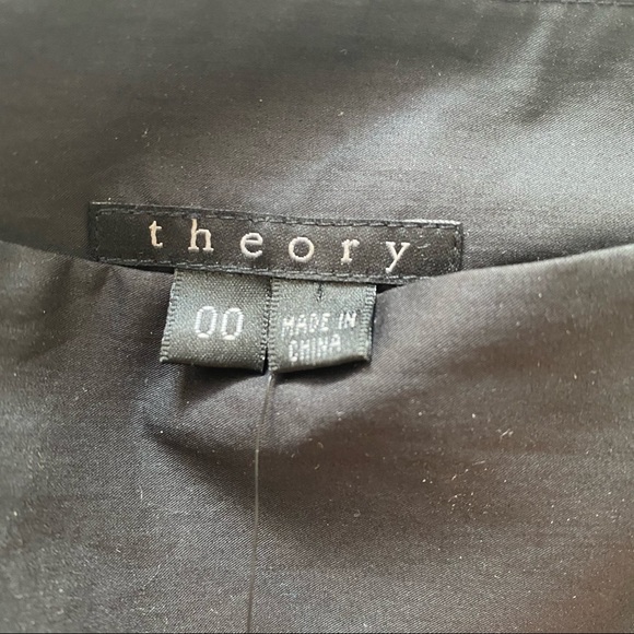 NEW Theory Julia Black Pleated Skirt - Picture 4 of 4